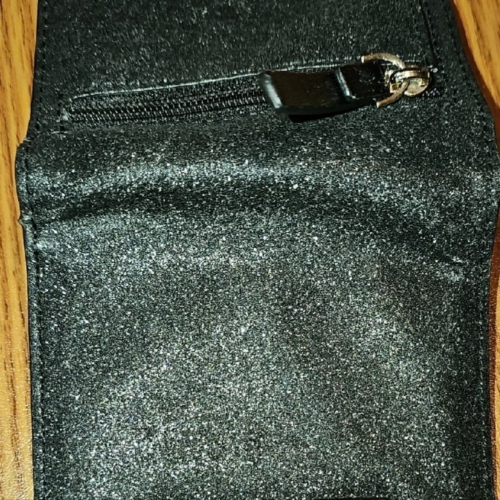 Kate Spade Black Glitter Wallet